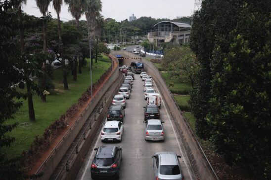 Entrada de túnel do embarque do Aeroporto de Congonhas, na zona sul da Capital