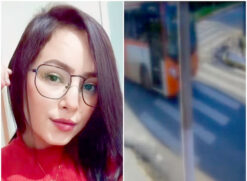 Maria Eduarda de Oliveira, de 22 anos, morreu nesta segunda-feira (8) após ser atingida por um ônibus