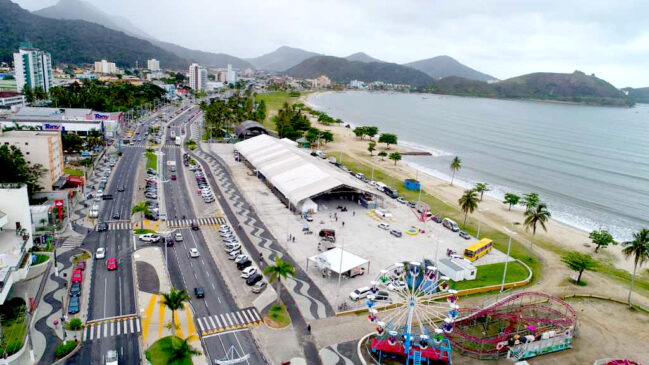 Praça da Cultura centro de Caraguatatuba