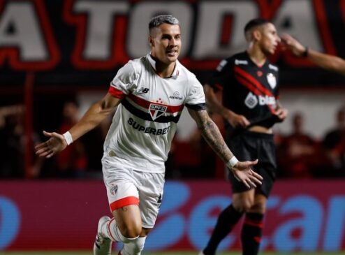 Fora de casa, São Paulo vence o Atlético-GO pelo Brasileirão