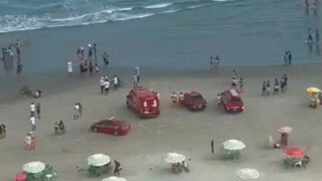 Neste sábado (13), foram registradas três mortes por afogamento no Litoral
