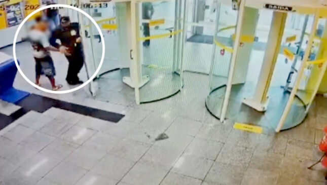 Adolescente rouba arma de vigilante de banco e atira contra ele em Bauru