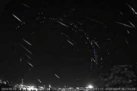 Chuva de meteoros é registrada Nhandeara