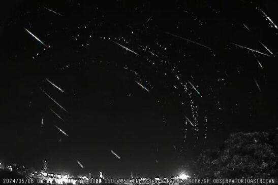 Chuva de meteoros é registrada Nhandeara