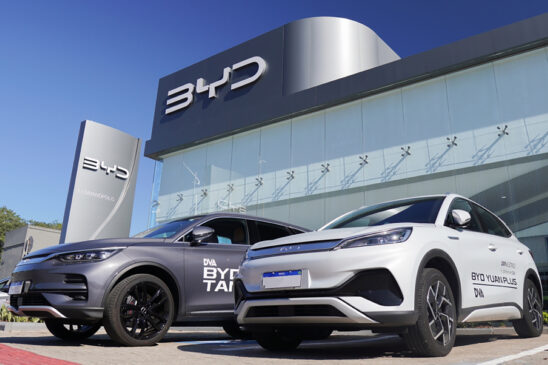 Centésima concessionária da BYD no Brasil, em Santa Catarina