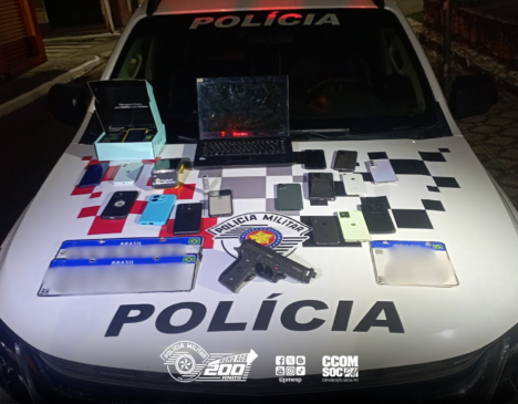 Diversos outros itens furtados foram encontrados pela Policia
