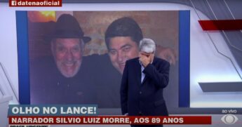 No ar, Datena mencionou que o narrador nunca gostou que o apresentador usasse gravata no programa