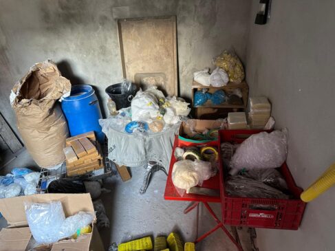 Droga encontrada com a dupla na zona norte de SP
