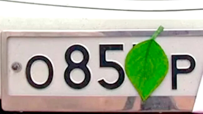 Golpe da folha magnética permite encobrir caracteres da placa do veículo