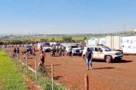 Helicóptero provoca acidente e deixa dois feridos na Agrishow