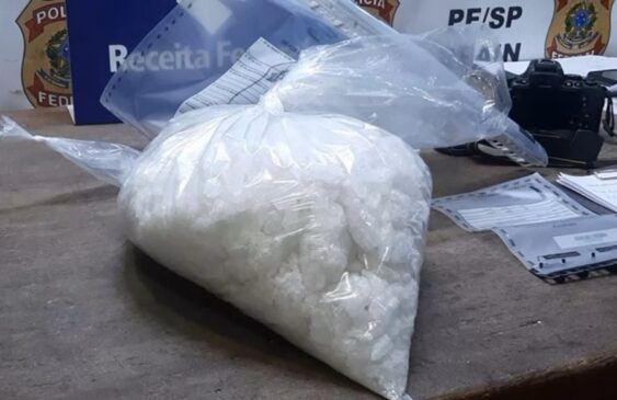 Exame confirmou que droga encontrada com mexicano no Aeroporto de Guarulhos é metanfetamina