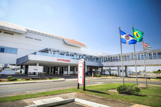 Fábrica de motocicletas da Honda na Zona Franca de Manaus (AM)