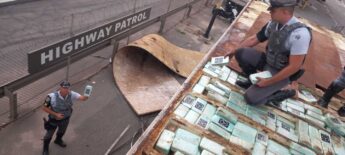 Um caminhão com 420 tabletes de cocaína foi interceptado nesta terça-feira (14), em Guarulhos, na Grande São Paulo