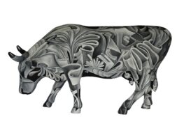 CowParade Acervo, patrocinada pela Marfrig e pela BRF, é composta por 22 esculturas de vacas