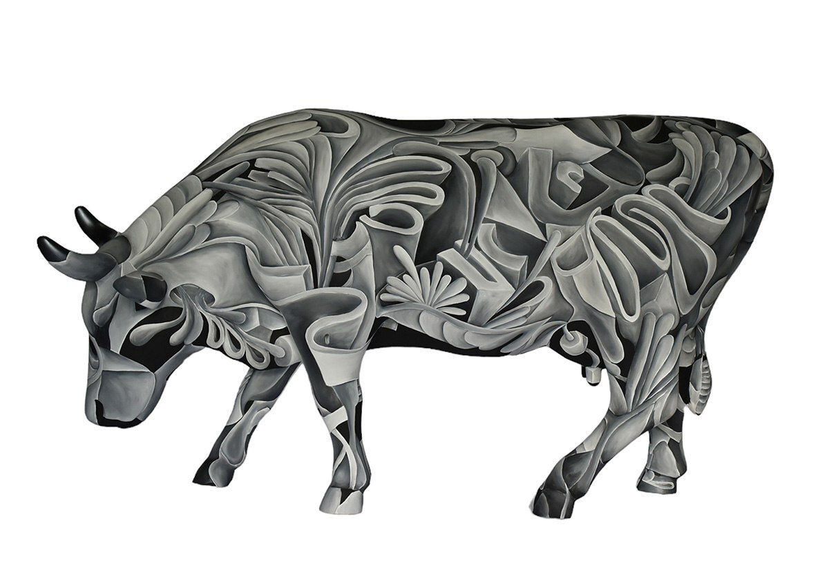 CowParade Acervo, patrocinada pela Marfrig e pela BRF, é composta por 22 esculturas de vacas