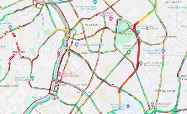 São Paulo tem 630km de lentidão