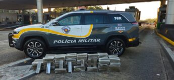 Polícia apreende 185 tijolos de maconha na Imigrantes
