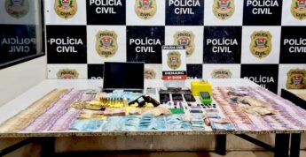 Operação no centro de SP tem 9 detidos e apreensão de dinheiro, celulares e drogas
