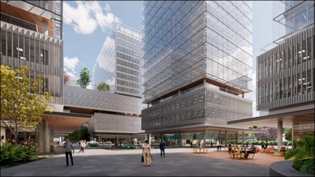 Representação gráfica do novo centro administrativo do Governo de São Paulo