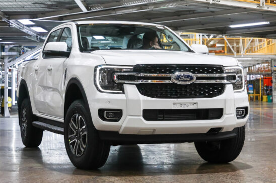 linha de montagem da Ford Ranger na Argentina