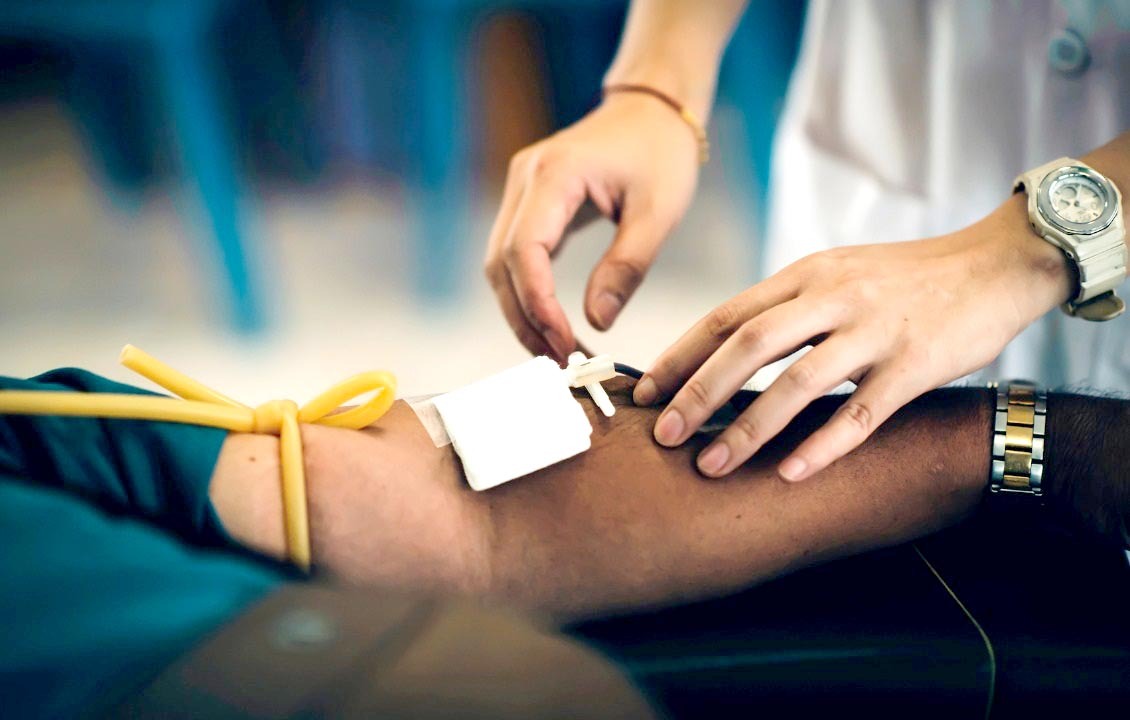 transfusão de sangue
