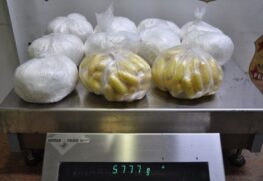 Receita Federal encontra quase 14 kg de skunk em mala