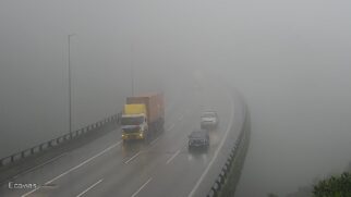 Neblina causa bloqueios na Interligação Planalto