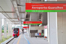 Expresso Aeroporto atropelou uma pessoa que estava na via, entre as estações Engenheiro Goulart e Tatuapé