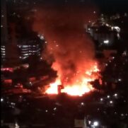 Incêndio na zona sul de sp