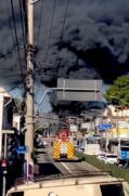 Uma pane elétrica causou o incêndio em um ônibus na manhã desta terça-feira em São Paulo