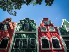 Arquitetura das casas em Holambra