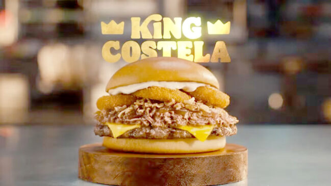 O comercial também indica que o lanche estará disponível por tempo limitado