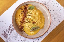 Macarrão à carbonara do Basilicata