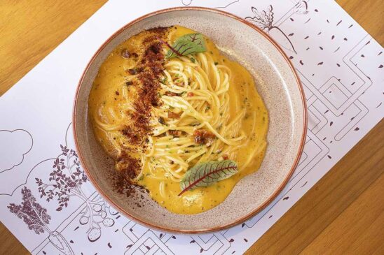 Macarrão à carbonara do Basilicata