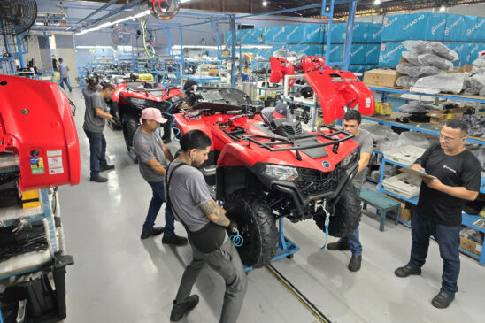 Fábrica da CFMoto na Zona Franca de Manaus
