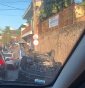 A rua Cesário Dau é uma alternativa de ligação ao centro do município de Taboão da Serra, na Grande São Paulo