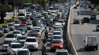Trânsito de SP em horário de pico