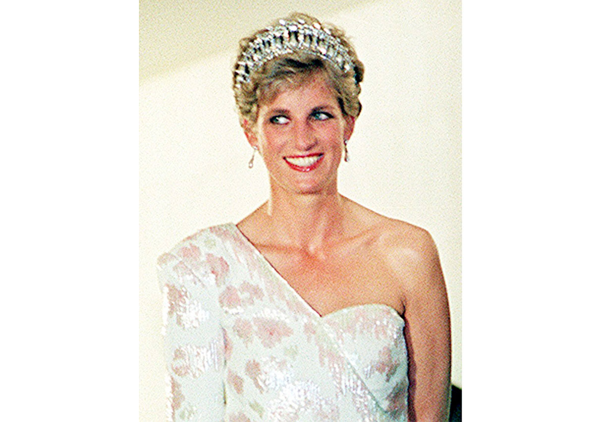 Princesa Diana em Brasília, durante visita ao Brasil em 24/04/1991