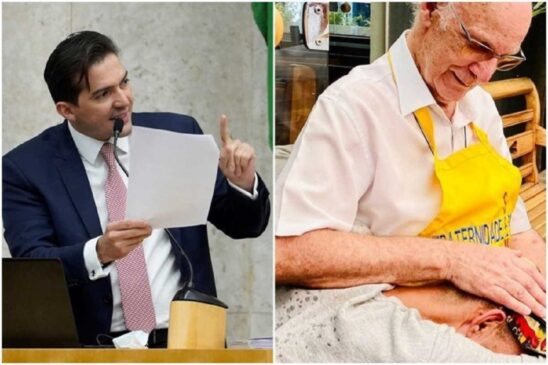 CPI proposta Rubinho Nunes queria investigar a atuação de ONGs na região da Cracolândia e padre Júlio Lancellotti/Divulgação/Câmara Municipal de São Paulo e Reprodução/Instagram
