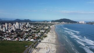 Guarujá tem duas praias impróprias para banho neste fim de semana