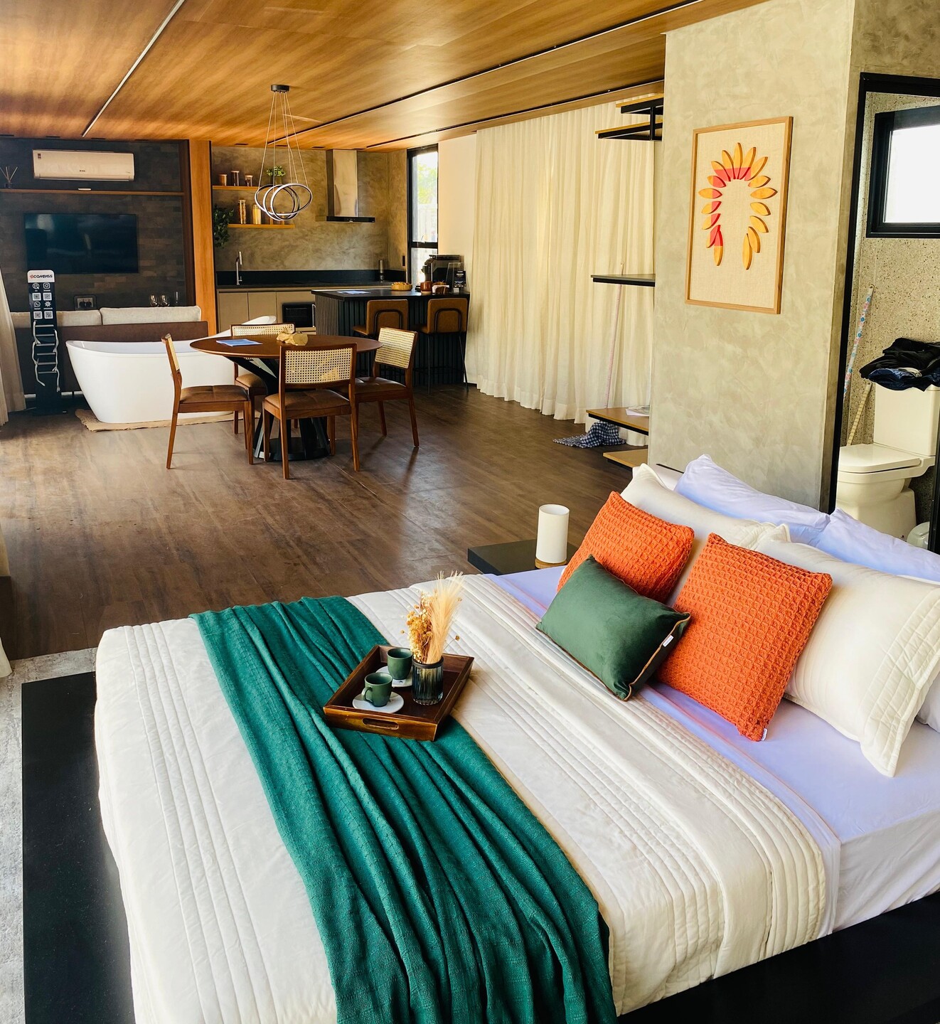 Casa containers foram uma atração na feira