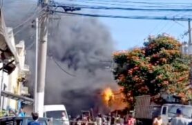 Ainda de acordo com o Corpo de Bombeiros, seis viaturas foram enviadas ao local e não houve registro de feridos