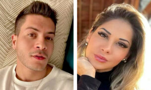 Arthur Aguiar, de 35 anos, e Maíra Cardi, de 40 anos, estão agitando a internet nesta semana