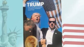 Orelha ensanguentada de Trump pode ser comprada em loja de brinquedo