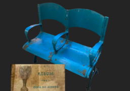 Cadeira do Maracanã original da inauguração, em 1950