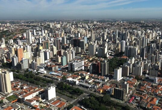 Cidade de Campinas, no interior de São Paulo