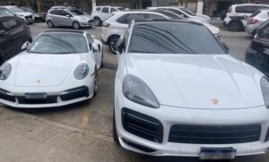 Carros de luxo apreendidos em SP