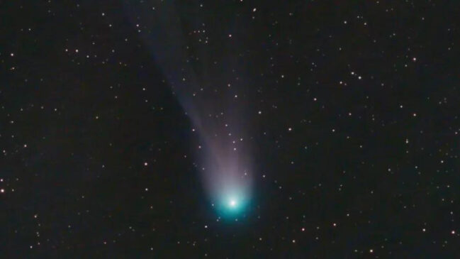 O cometa 13P/Olbers, que será visível do Brasil