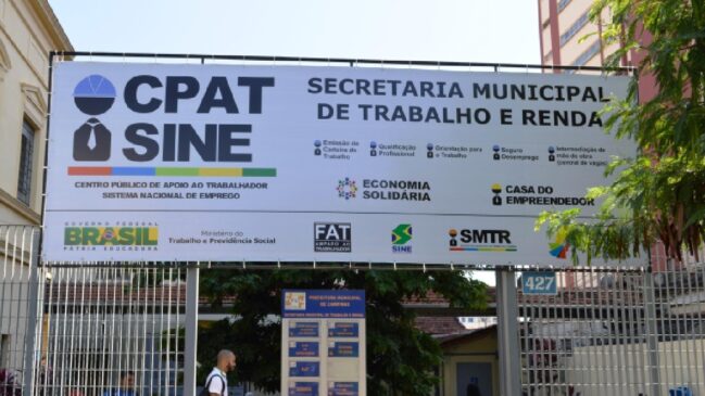 CPAT Campinas está com 838 novas oportunidades de emprego no portal de vagas