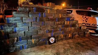 PM interdita van com 1,5 tonelada de maconha no Interior